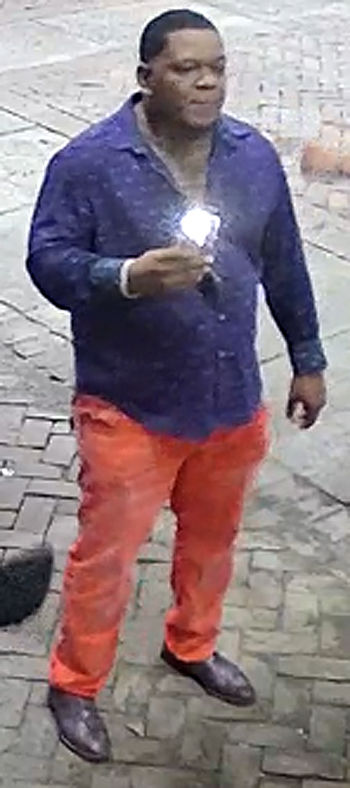 Assault suspect surveillance footage